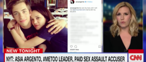 Molestie sessuali, anche la Cnn dà il benservito ad Asia Argento