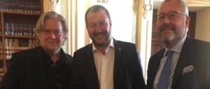 Attenti a quei due: Salvini rivede Bannon e aderisce alla fondazione anti-Soros