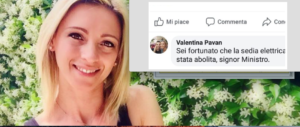 “Per Salvini la sedia elettrica”. Bufera sul post dell’assessora rossa
