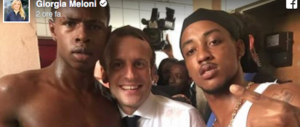 Meloni posta la foto-scandalo di Macron: boom di commenti e condivisioni