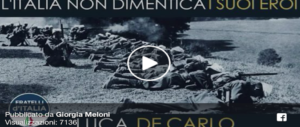 Grande Guerra, FdI non dimentica gli eroi italiani: l’intervento in Aula (video)