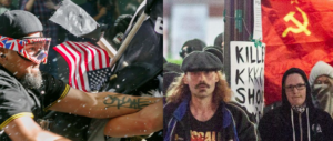 Usa, attivisti pro-Trump bastonano gli “antifa” (video)