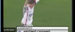 Cassano dà per l’ennesima volta l’addio al calcio. Il suo gol più bello (video)