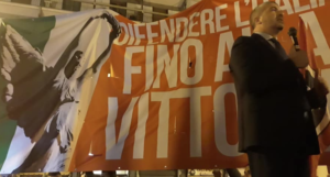 Il leader di CasaPound, Simone Di Stefano