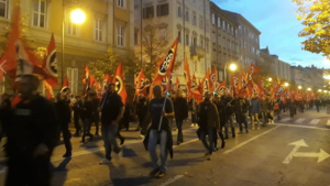 Il corteo di CasaPound Italia