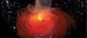 La simulazione del buco nero fotografato, fatta dall'European Southern Observatory 