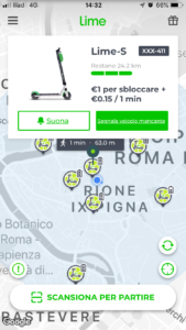 I monopattini elettrici sbarcano a Roma