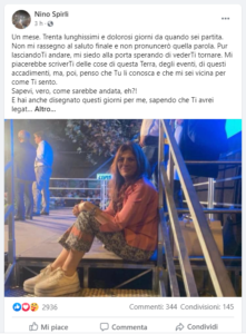 Il post di Spirlì su Jole Santelli