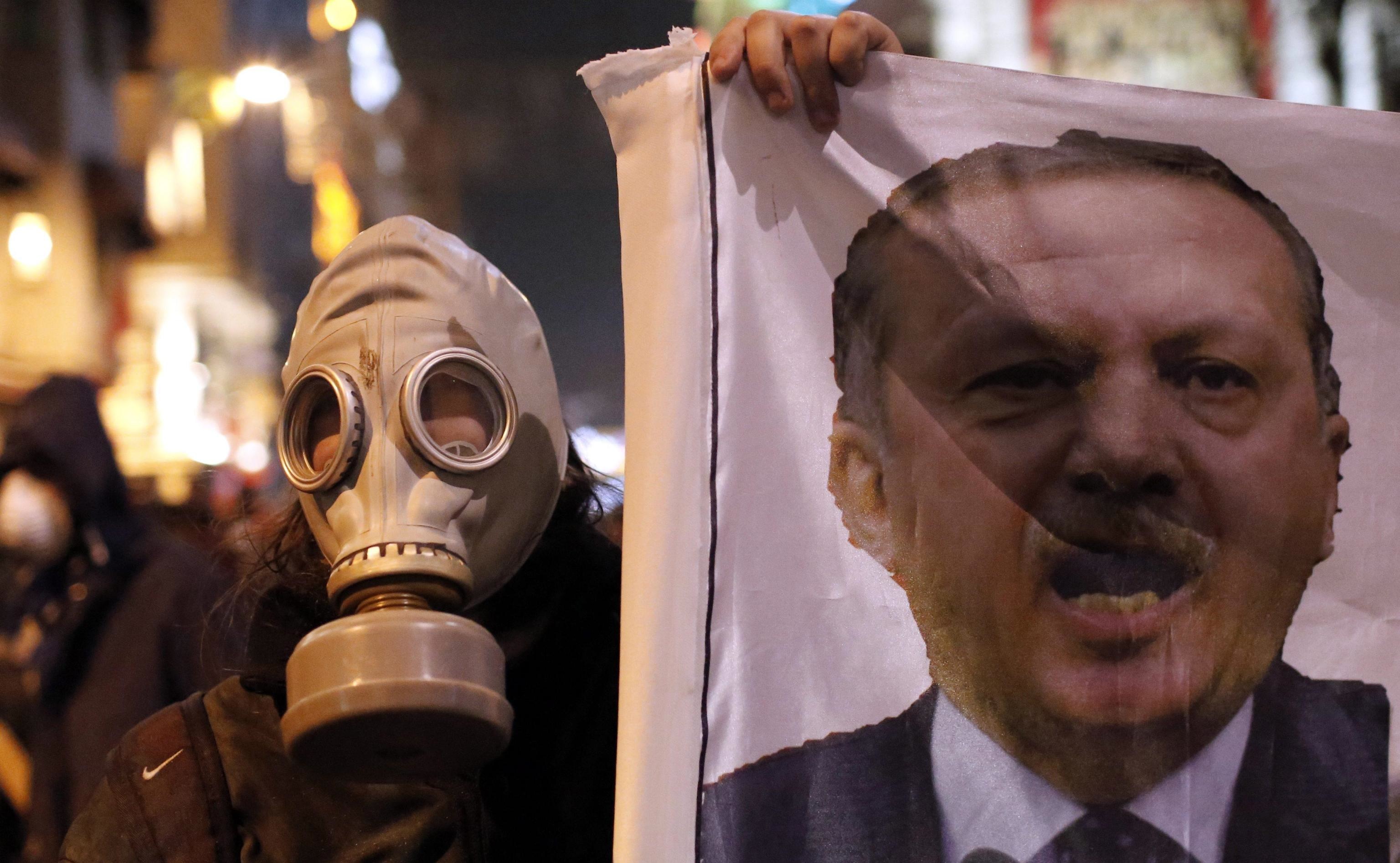 Anti government Protest in Istanbul