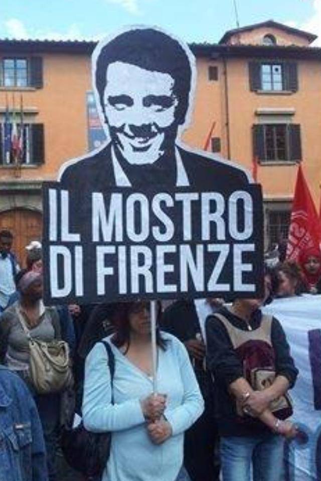 In piazza la sinistra-trash tra bare, “mostri” e rinoceronti (gallery)