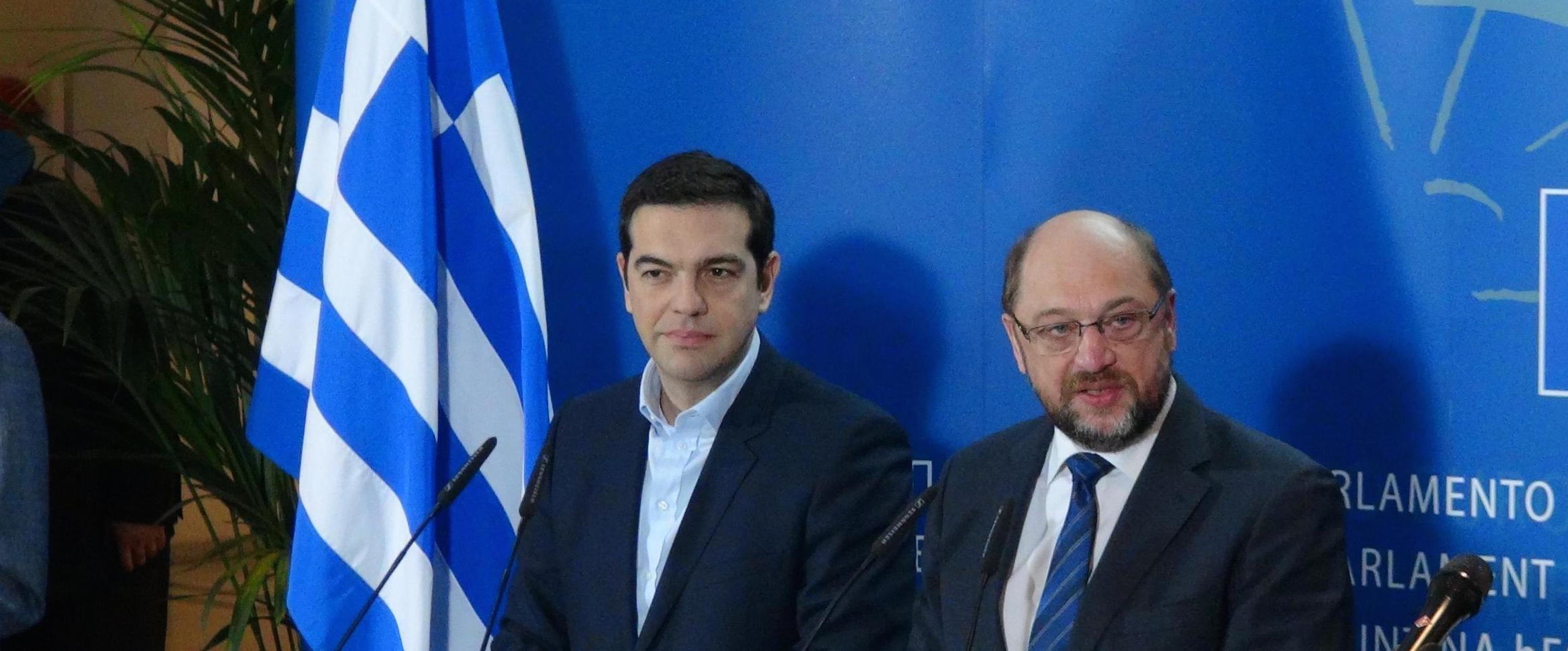 Tsipras insieme con Shultz