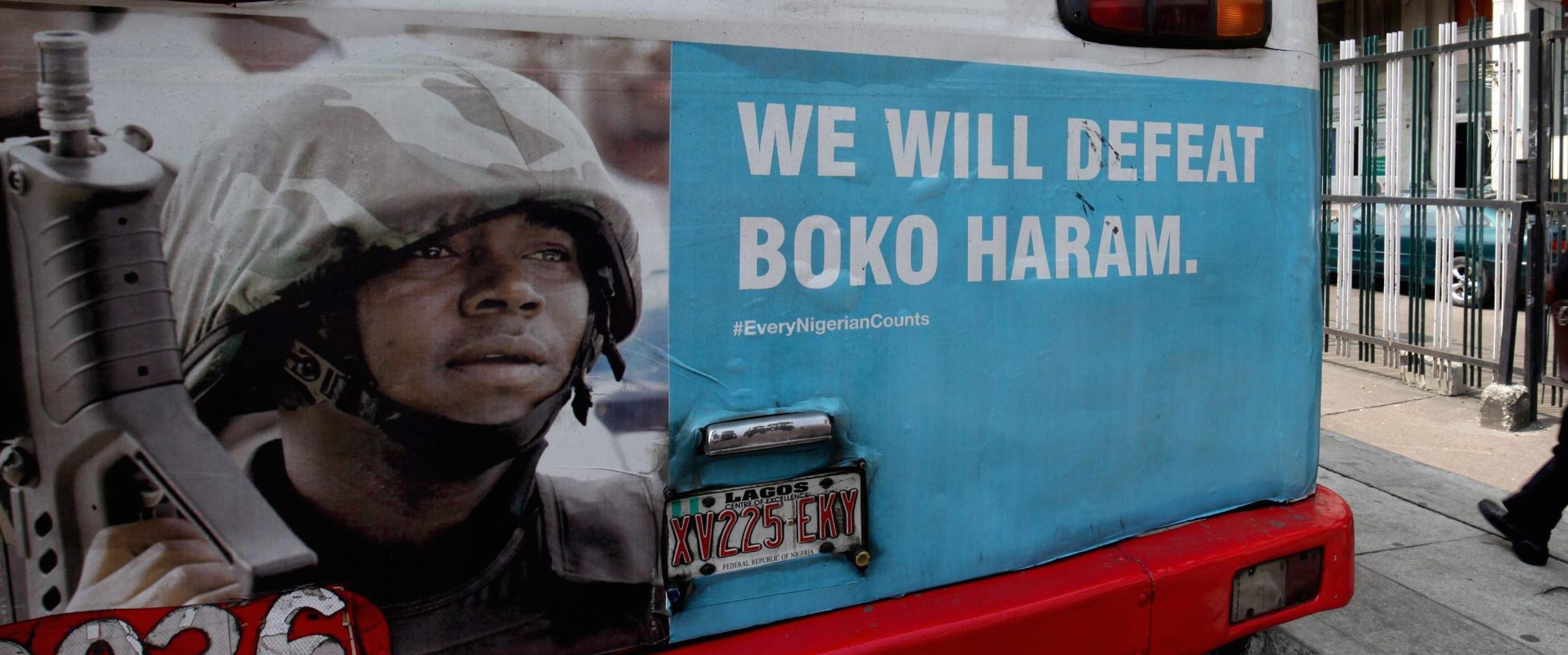 Una pubblicità anti-Boko Haram in Nigeria