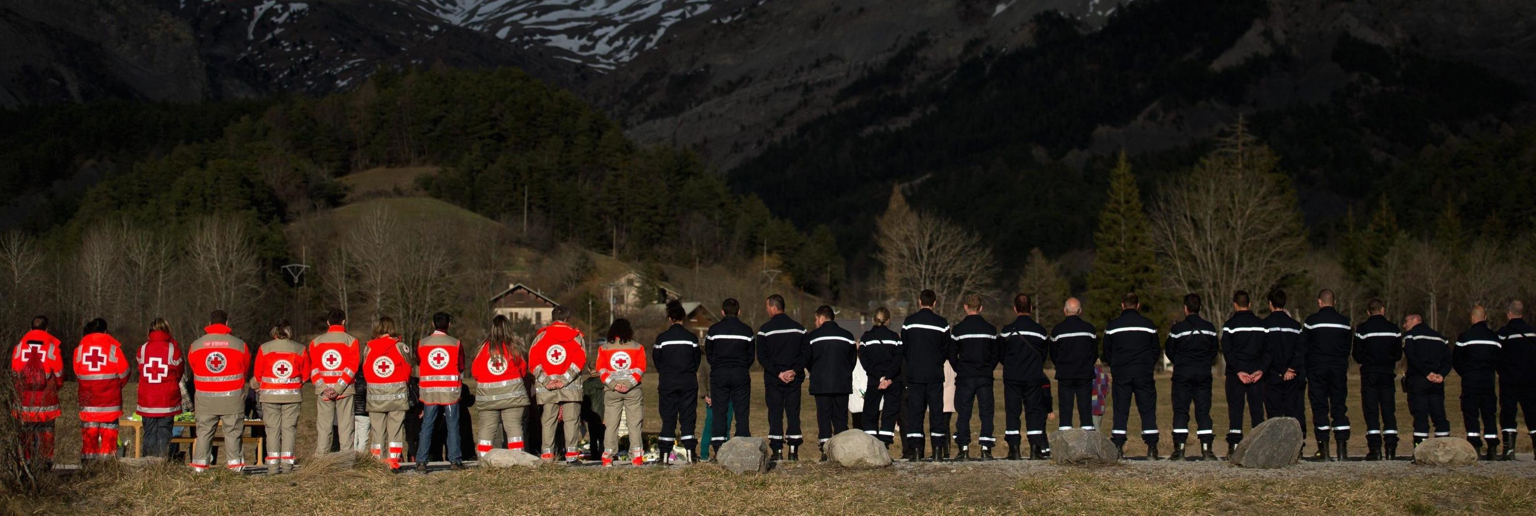 Cerimonia per le vittime della tragedia della Germanwings