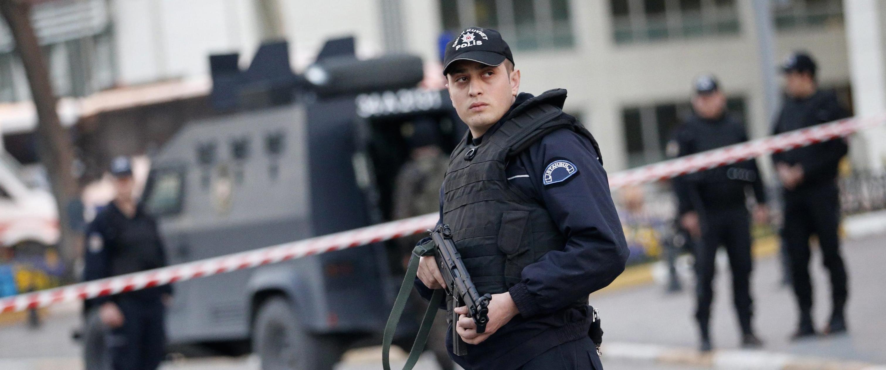 Polizia turca a Istanbul