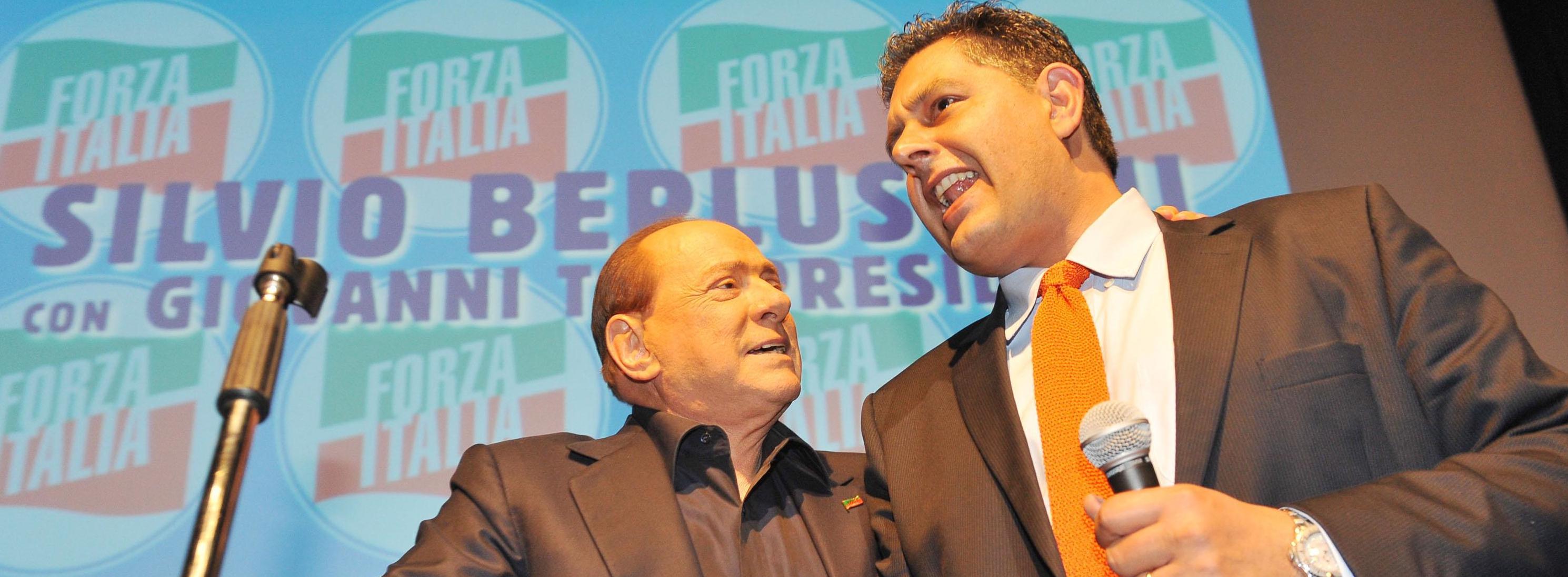 Giovanni Toti e Silvio Berlusconi