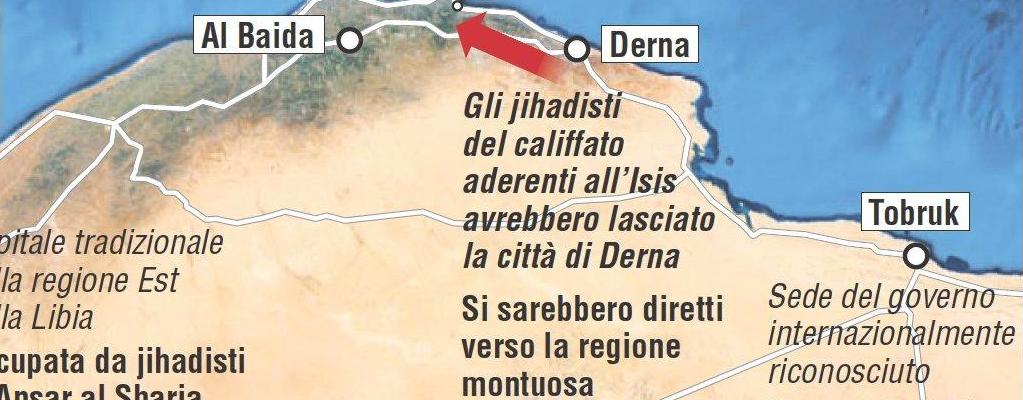 Derna è in mano al califfato Isis