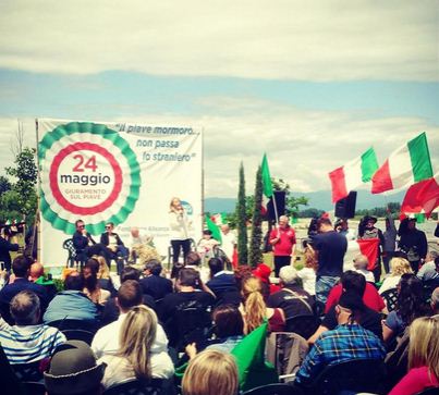 Orgoglio nazionale e rabbia per i marò al “24 maggio” della Fondazione An