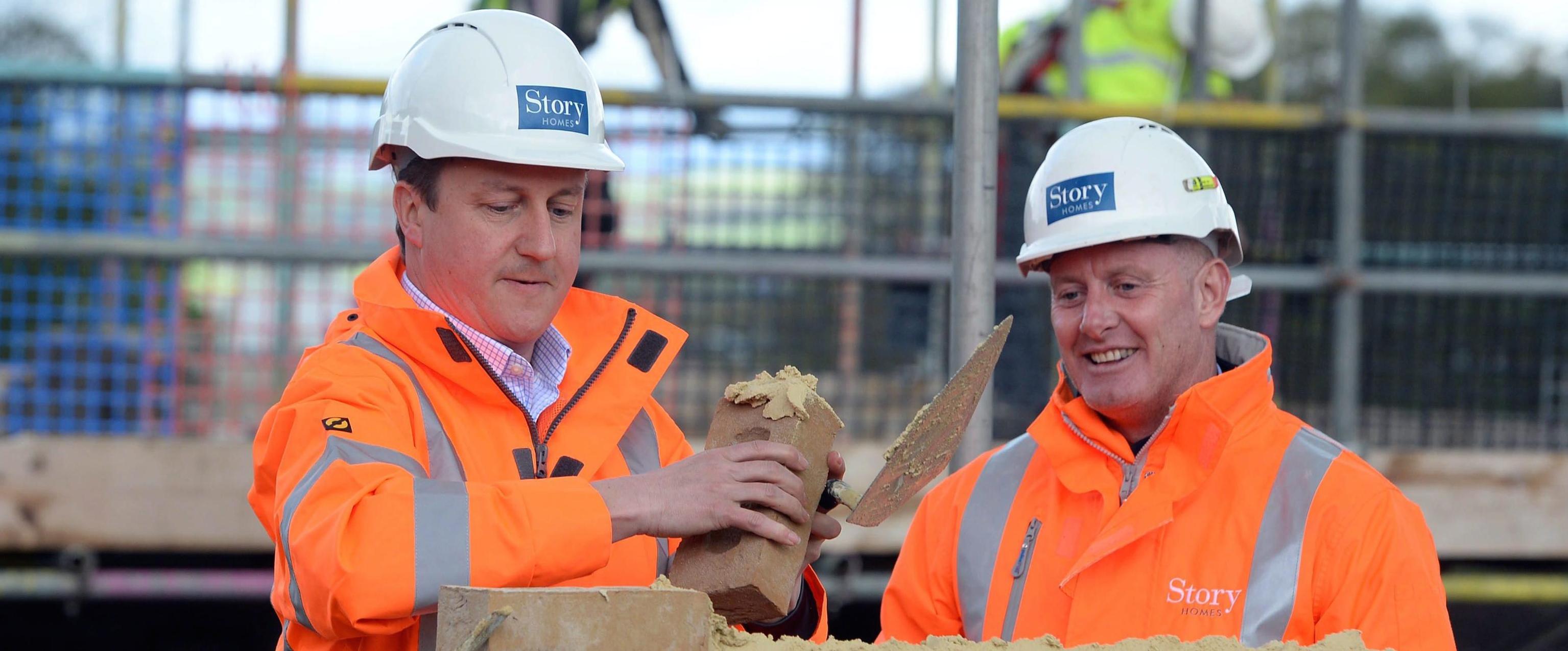 David Cameron in campagna elettorale