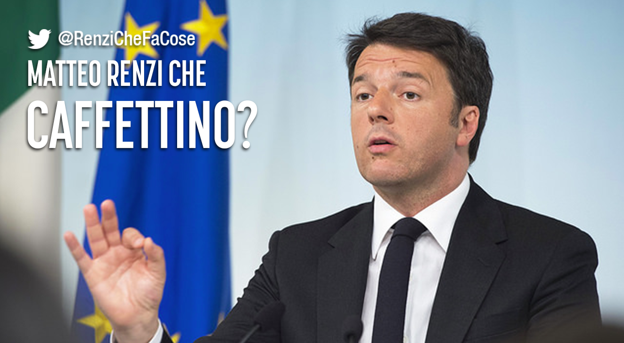 renzi fa cose caffettino facebook