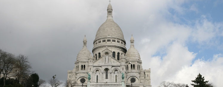 La chiesa del Sacro Cuore a Parigi