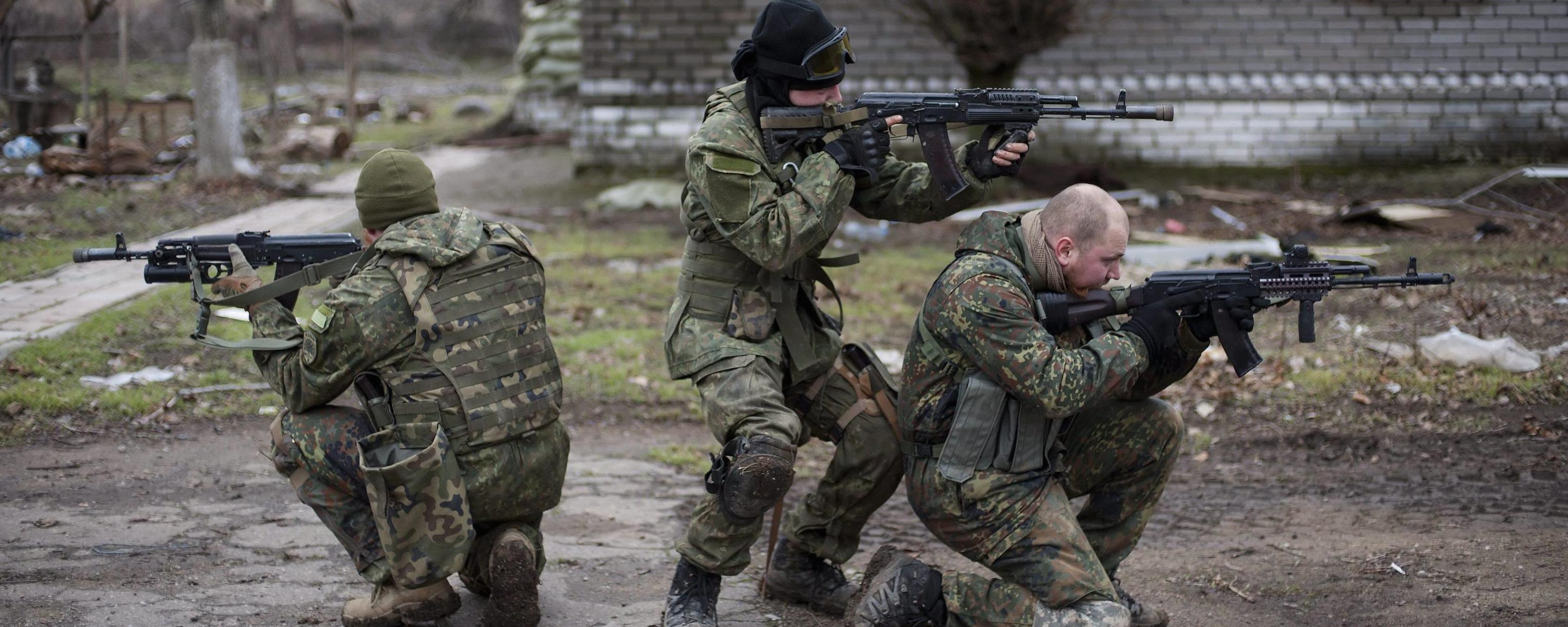 Truppe ucraine nel Donbass