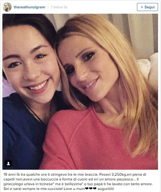L’ultima foto della madre pubblicata da Aurora su Instagram. (Foto Instagram)