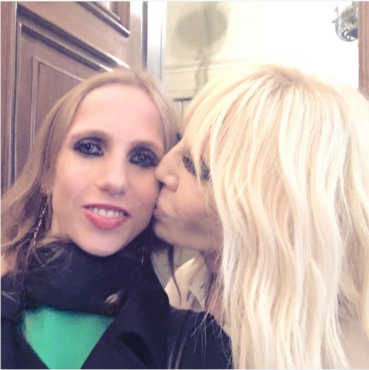 Donatella Versace on Instagram: “Do you think that I have enough perfumes  in my bathroom?”