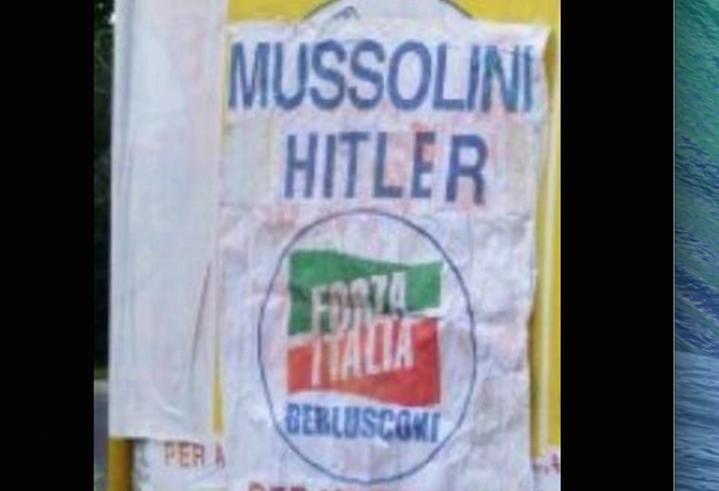 Il passato che non passa: falsi manifesti con Hitler contro Alessandra Mussolini