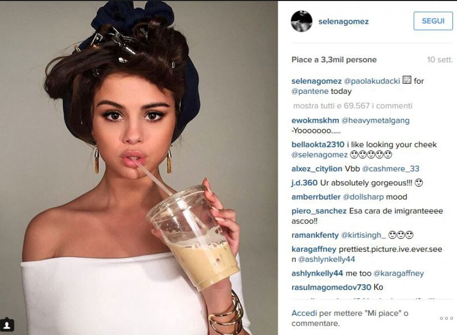 I due protagonisti dello scatto dei record sono Justin Bieber e Selena Gomez, entrambi cantanti. (Foto Instagram)