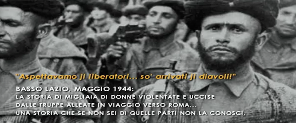 Cristicchi porta in scena gli stupri di massa dei marocchini “liberatori” (video)