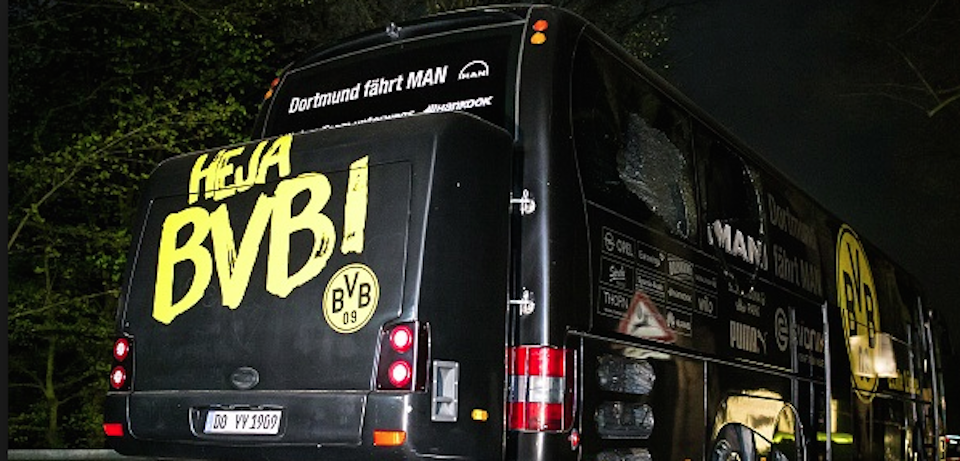 Bombe contro il bus del Borussia: i sospettati sono un iracheno e un tedesco