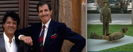 Palermo, consegnato il monumento dedicato a Franco e Ciccio