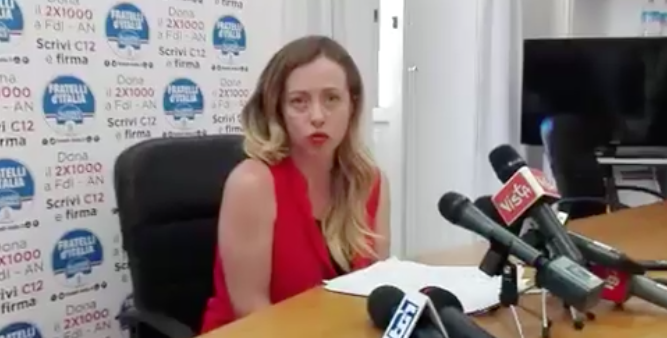 Meloni: FdI oltre il 5% in tutta Italia, ora pensiamo a dare un governo agli italiani