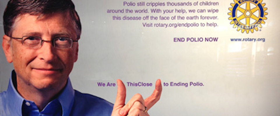 Bill Gates contro la polio: la sua testimonianza  al Congresso Rotary International