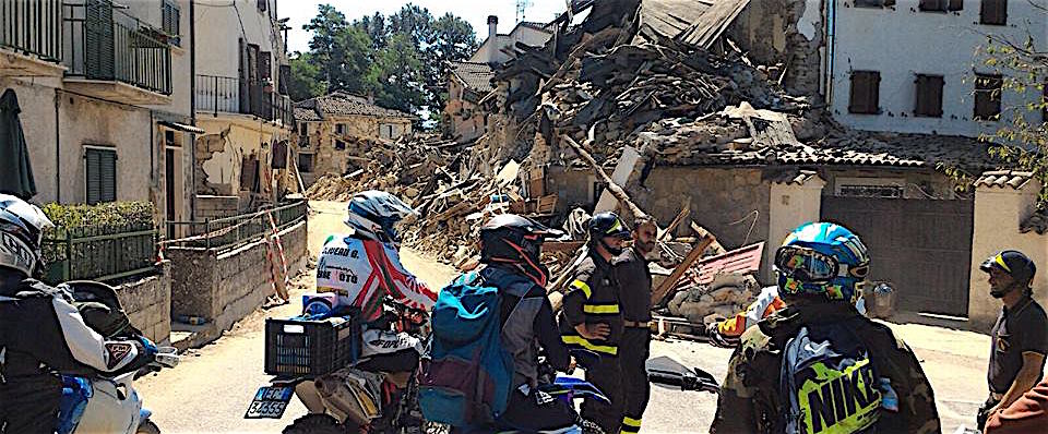 “Sali a Borgo”: con la Guzzi tra i paesi del centro Italia colpiti dal terremoto