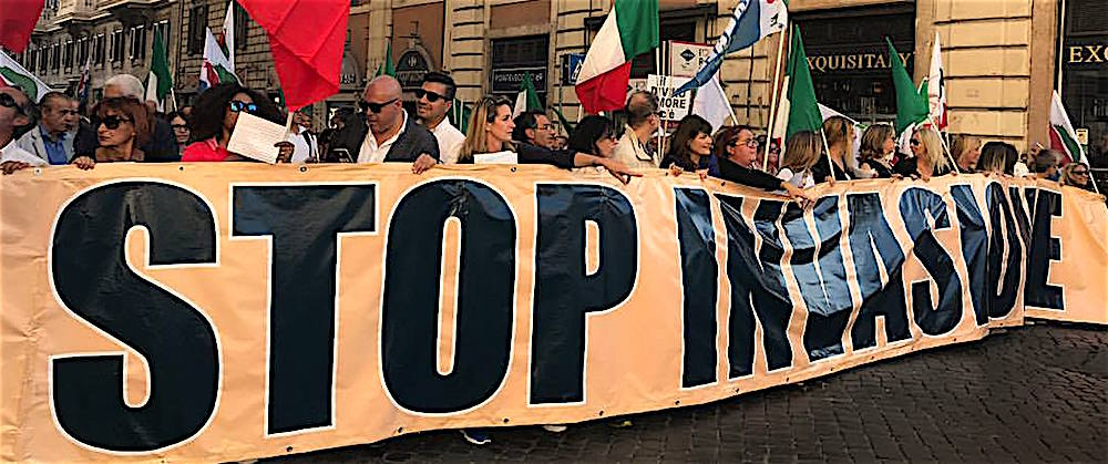 Movimento nazionale, in 20mila per dire “no” all’invasione e “sì” al lavoro (2 video)