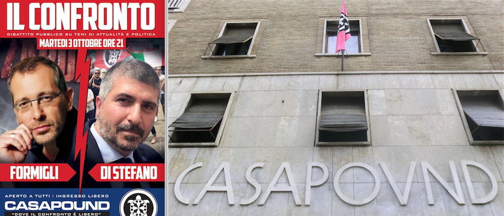 Dopo Mentana, arriva Formigli a confrontarsi con CasaPound (video)