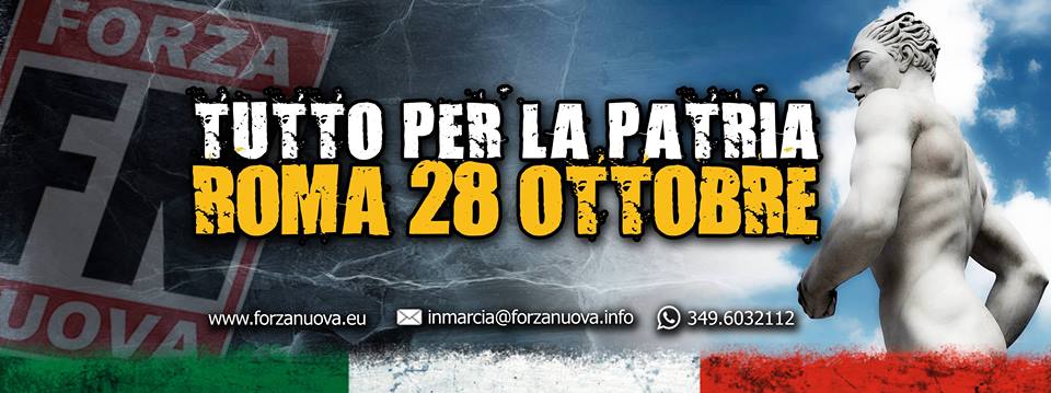 Forza Nuova non recede: marcia su Roma il 28 ottobre. Minniti la vieta