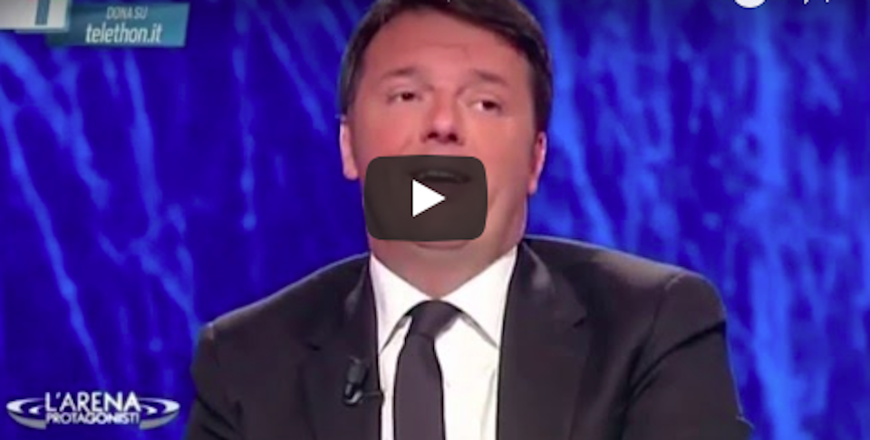 Smemorato Renzi: due anni fa litigava con Giletti per difendere Bankitalia (video)