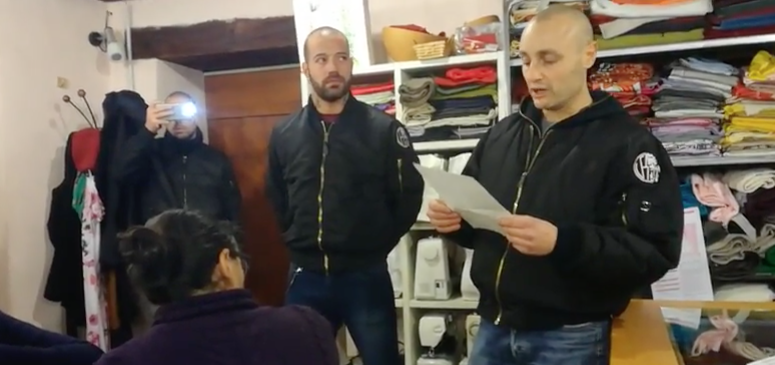 Skinheads nella sede di “Como senza frontiere”: basta invasione (video)