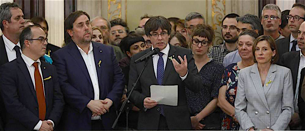 Spagna, in carcere 7 membri del governo catalano: pericolo di fuga
