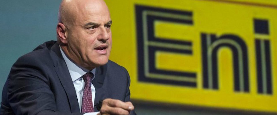 L'amministratore delegato di Eni, Claudio Descalzi