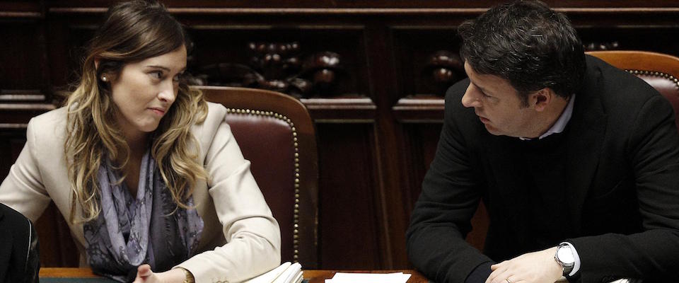 renzi e boschi banca etruria