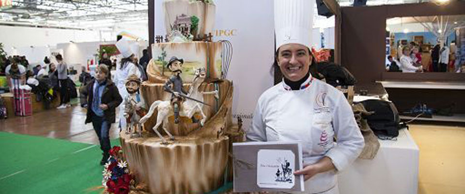 Con la torta su Don Chischiotte vince il campionato italiano di pasticceria