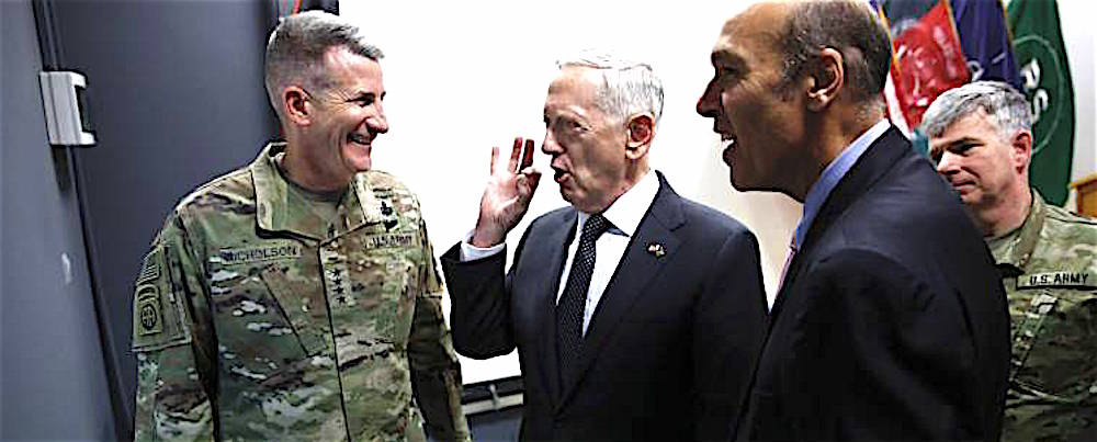 Jim Mattis possibilista in Afghanistan: “Tutte le guerre hanno una fine…”
