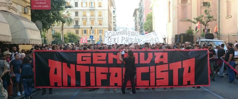Manifestazioni contro CasaPound a Genova, denunciati sette antifascisti