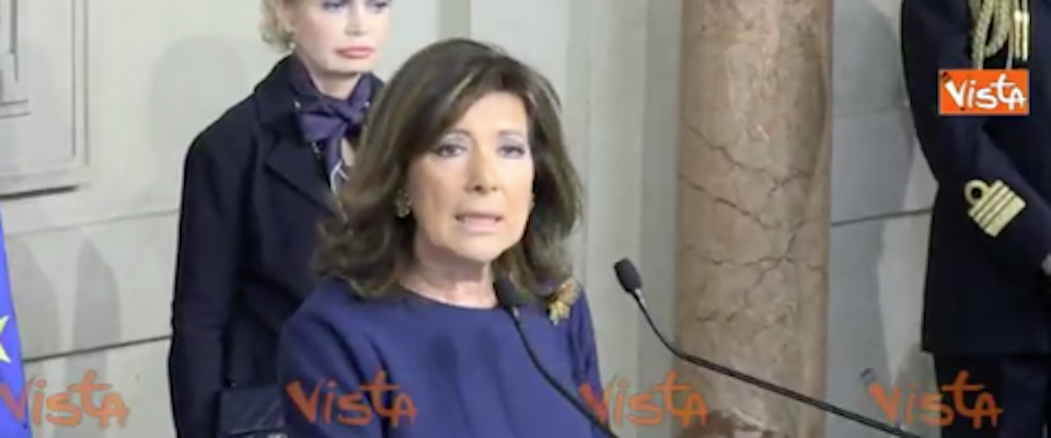 Casellati al Colle: «Ho riscontrato spunti di riflessione politica, ma…» (video)