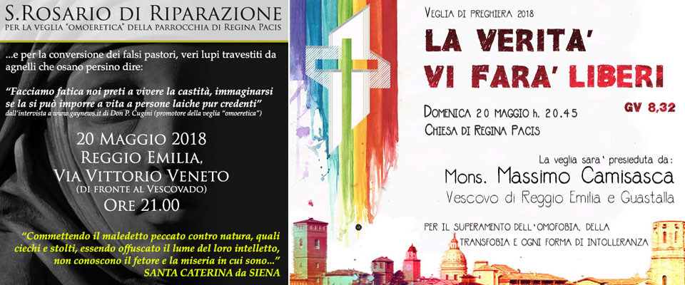 La veglia Lgbt in Chiesa con il vescovo. La protesta dei cattolici