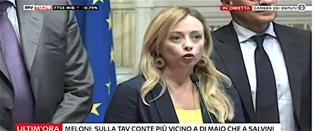 Meloni: “Se il governo Conte proporrà cose di centrodestra, noi ci saremo” (video)