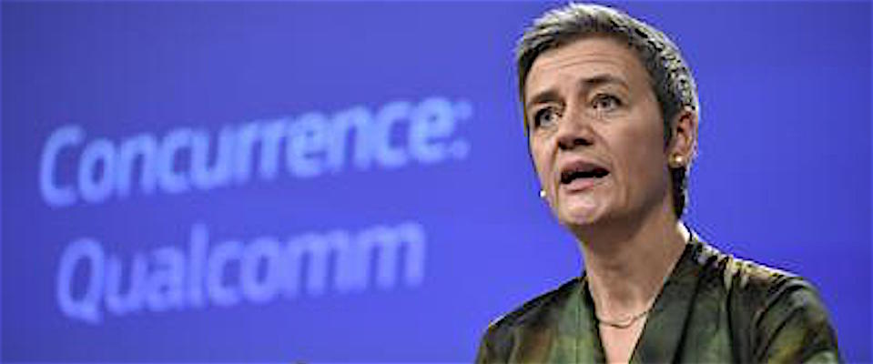 la commissaria europea alla Concorrenza Margrethe Vestager